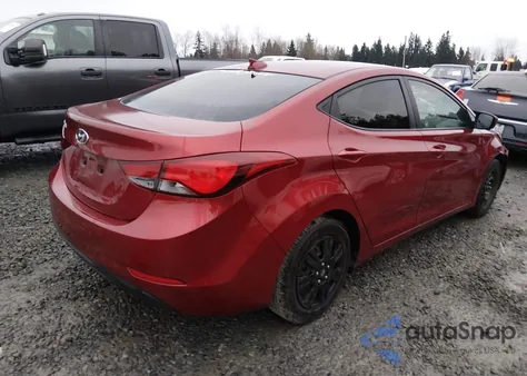 2016 Hyundai Elantra Se z USA, uszkodzony, nr VIN 5NPDH4AE4GH775958